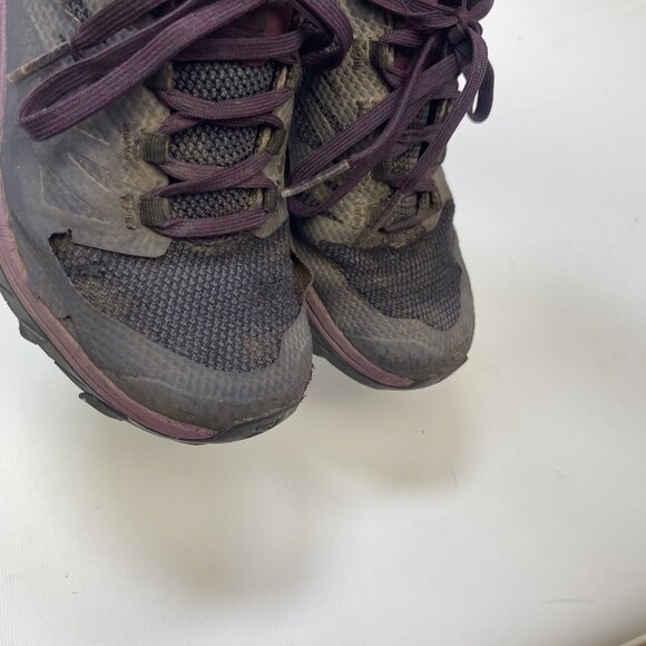 Salomon Outline Goretex Trail Running Hike Purple/black 6 US (4.5*UK) Read* - Picture 6 of 16